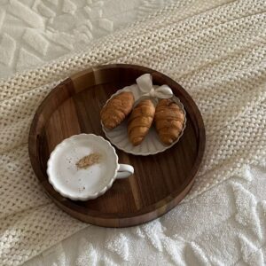 صينية خشب الشانجريلا دائرة