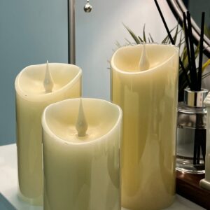 طقم شمع الكتروني ع بطاريات