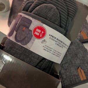 مجموعة مقابض اليد عازل للحرارة سيليكون ٤ قطع